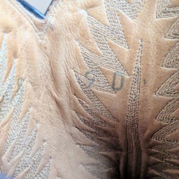 Cowtown Python Cowboy Boots Men 9 D Black Snakeskin USA - Picture 8 of 13